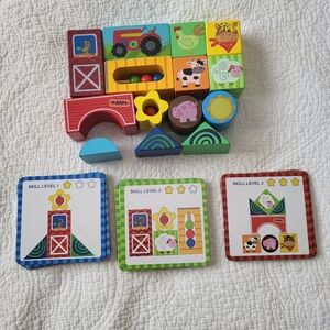 Cardinal Stephen Joseph Lil’ Builder Wooden Blocks Game/Puzzle for kids